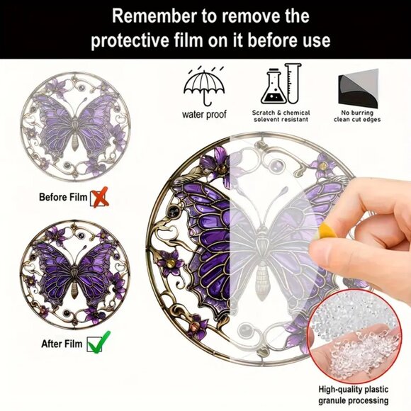 Classic Butterfly Acrylic Suncatcher - Picture 3 of 3